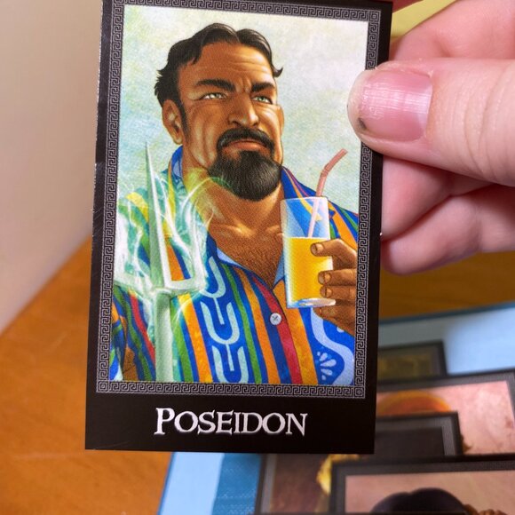 RARE! Percy Jackson Ultimate Guide Hardcover w/ ALL 9 Collectible Trading Cards - Picture 5 of 12